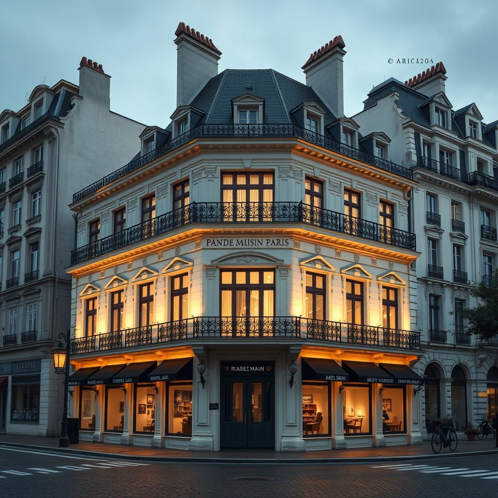 การใช้สัญลักษณ์ใน Grande Maison Paris เพื่อสื่อความหมาย